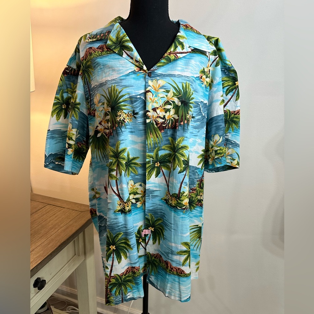 RJC Hawaiian Seaside Scene Shirt - Size 2XL